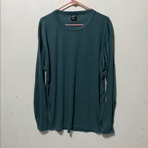 Vintage Patagonia Capilene Base Layer Long Sleeve Shirt Sz XL Green Made In USA